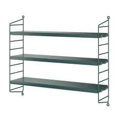 Hot Hylla Pocket String Tegnérgrön Kontorsmöbler|Stringhylla Pocket