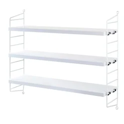 New Hylla Pocket String vit Stringhylla Pocket|Hyllor