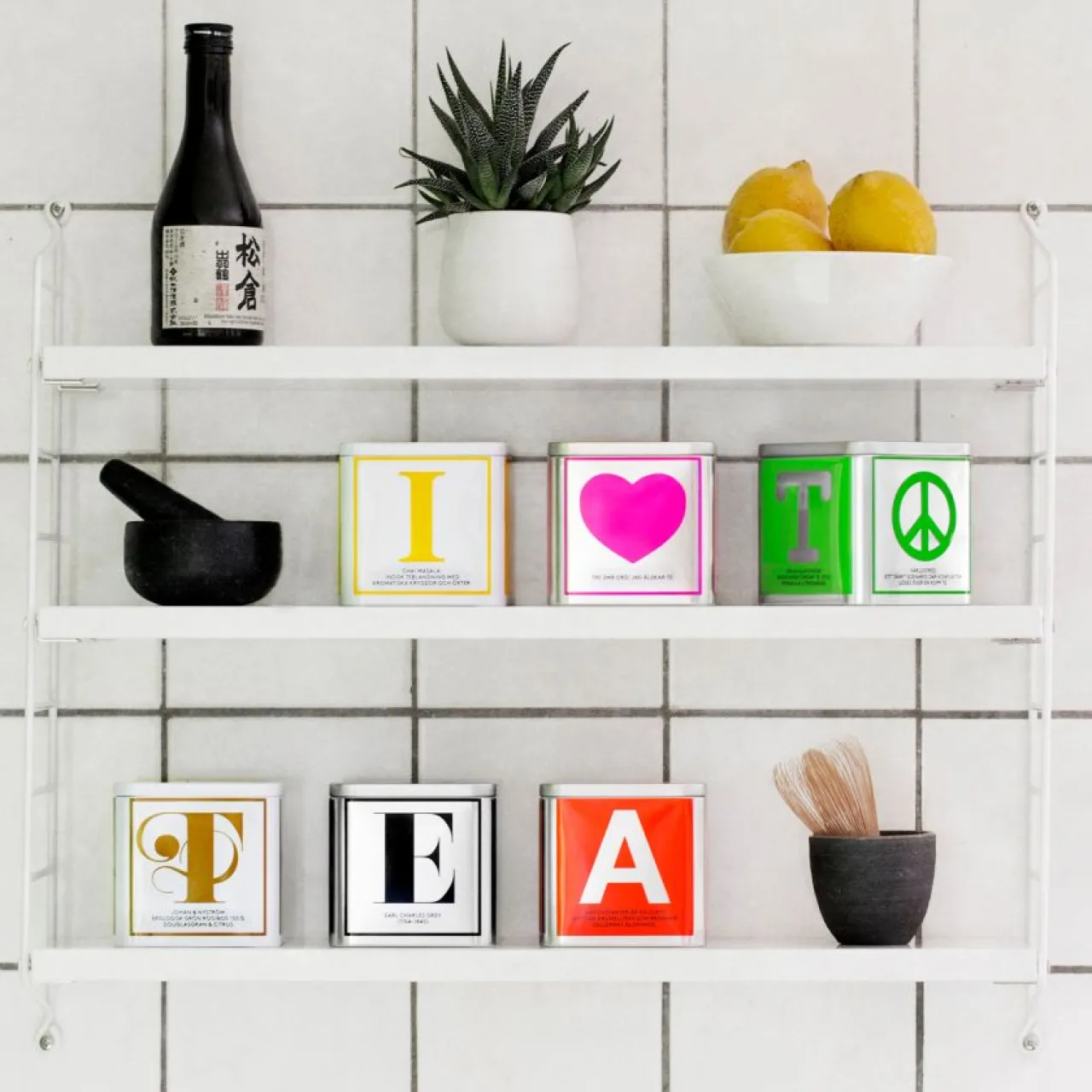 New Hylla Pocket String vit Stringhylla Pocket|Hyllor