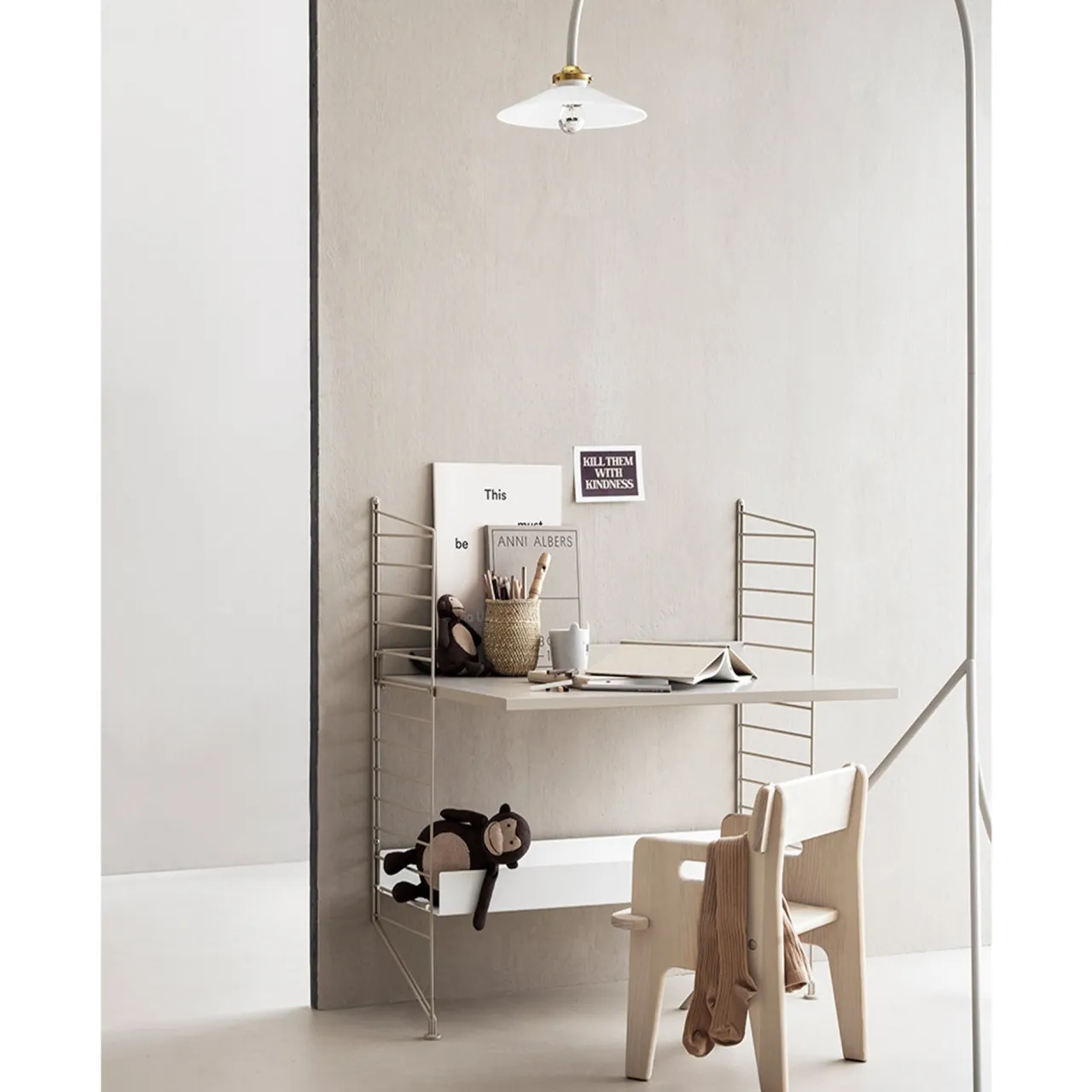 Online Hyllplan 58x20 3-p ek String Hyllplan