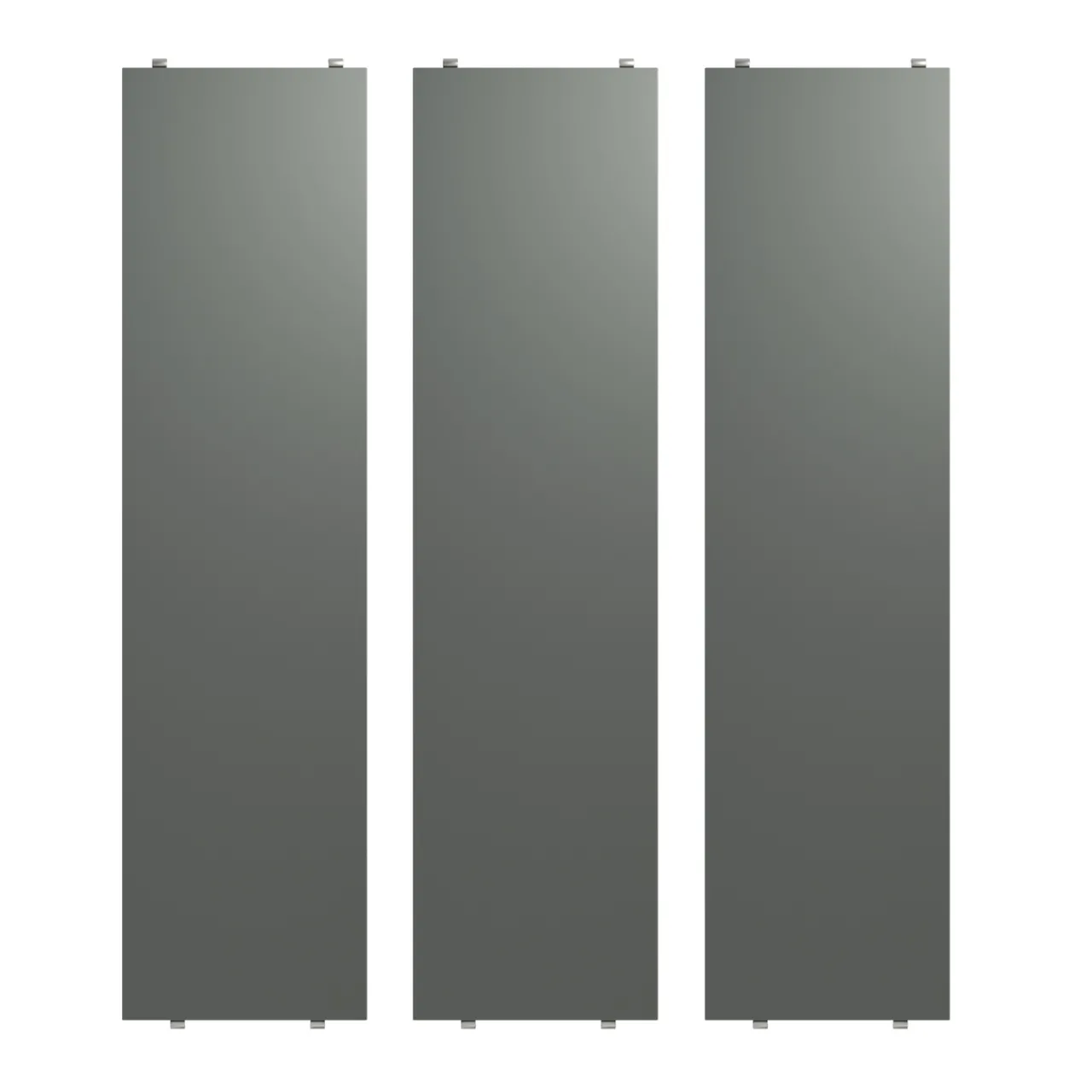 Clearance Hyllplan 78x20 3-p Mörkgrå String Hyllplan