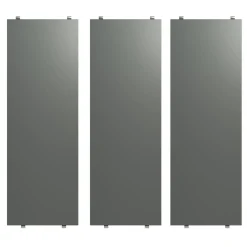 Outlet Hyllplan 58x20 3-p Mörkgrå String Hyllplan