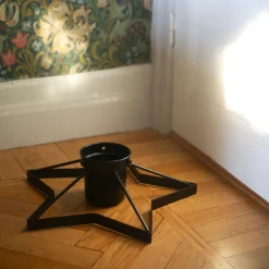 Best Julgransfot Star Svart Novent|Julfavoriter