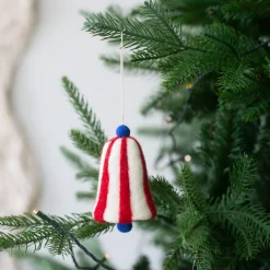 Online Julhänge Bell Röd Julgranskulor|Julfavoriter