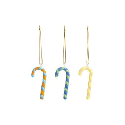 Hot Julhänge Candy Cane 3-pack Multi Julgranskulor|Julfavoriter