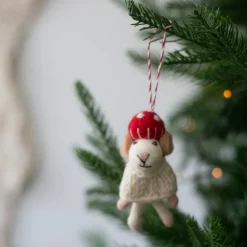 Clearance Julhänge Mus med Svamp hatt Till Julklappsspelet|Novent