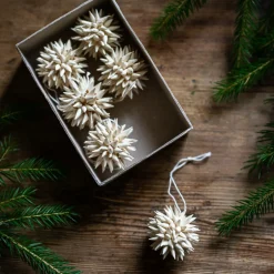 Best Julhänge 6-p Kotte mini  Vit Novent|Julklappstips