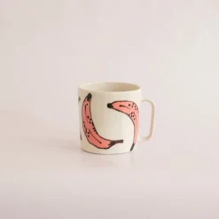 Discount Kaffekopp 25 ml banan rosa Tekoppar|Kaffekoppar
