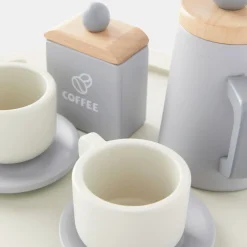 Kaffeset Lisa Grå Barn Leksaker|Barnrum