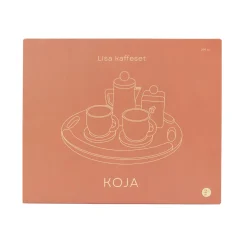 Kaffeset Lisa Grå Barn Leksaker|Barnrum