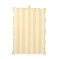 Hot Kökshandduk Block 50x70 cm gul Köksinredning