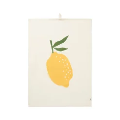 Clearance Kökshandduk Block 50x70 cm Lemon Köksinredning