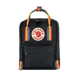 Online Kånken Mini Rainbow Black-Rainbow Barn Barnaccessoarer|Ryggsäckar