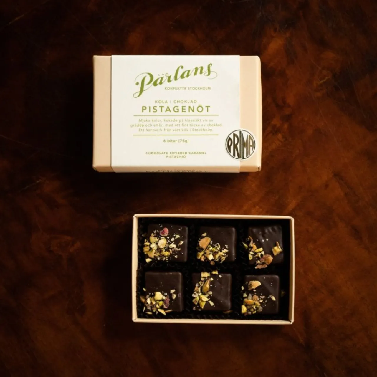 Discount Kola i Choklad 6 bitar 75gr Pistagenöt Köksinredning|Deli