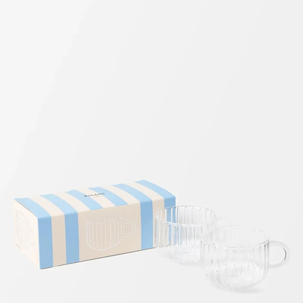 Discount Kopp Rill 2-p klar Tekoppar|Kaffekoppar