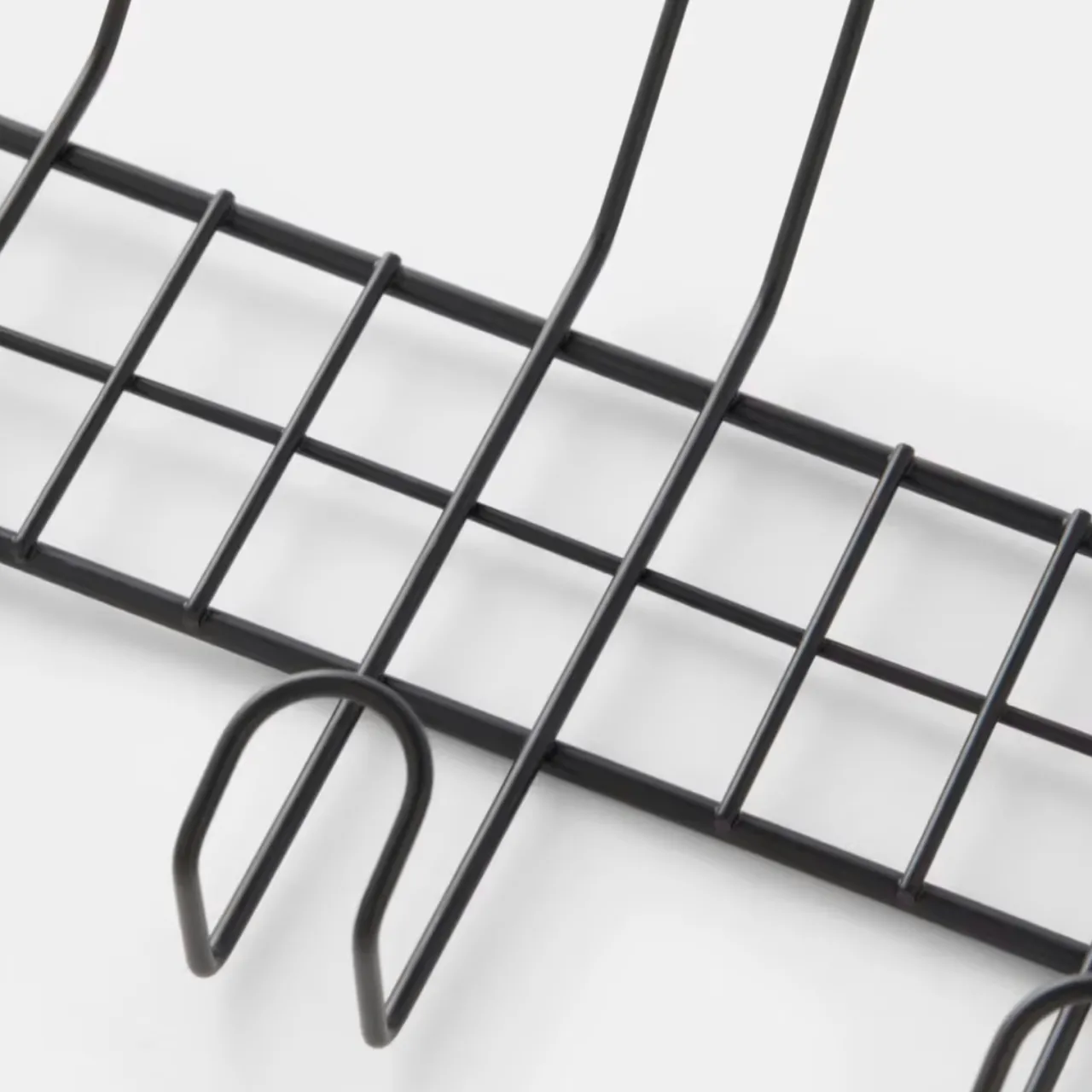 Kroklist Koster 5 krokar Svart Småförvaring|Knoppar & Krokar