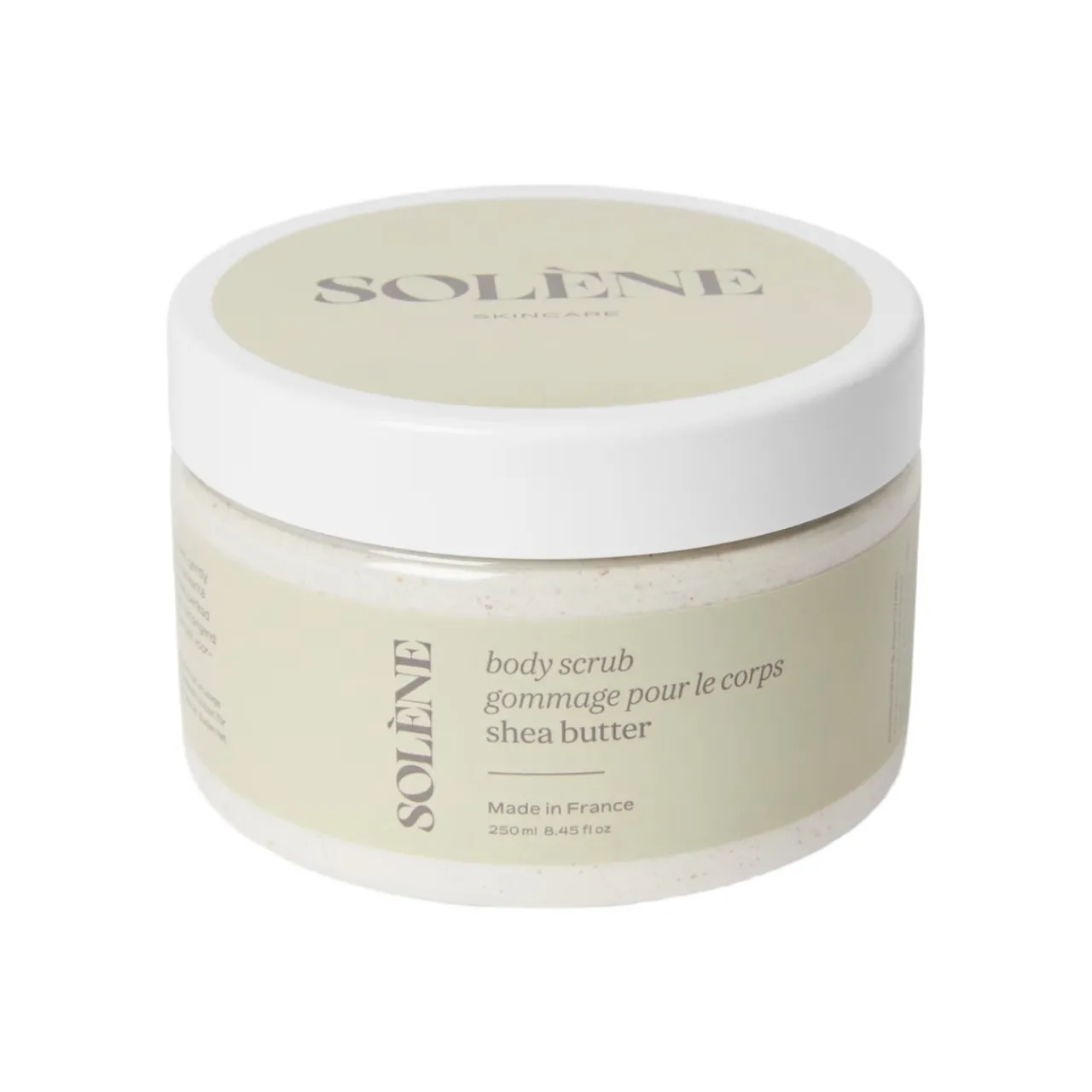 New Kroppskrubb SOLÈNE Shea Butter 250 ml Tvål & Handkräm