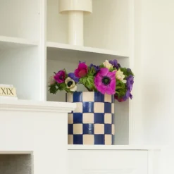 Hot Kruka DT Schackruta Blå Krukor