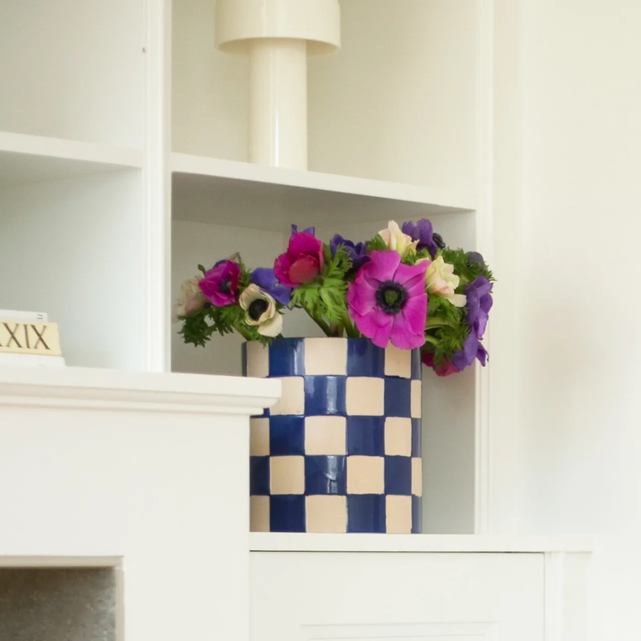 Hot Kruka DT Schackruta Blå Krukor