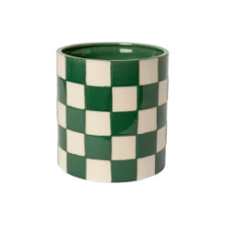 Discount Kruka DT Schackruta Grön Krukor