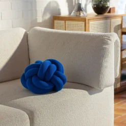 Hot Kudde Knot blå Prydnadskuddar & Kuddfodral