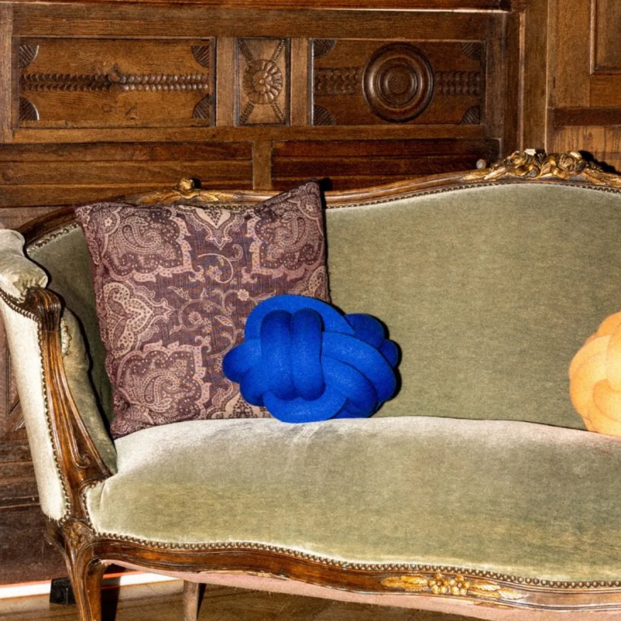 Hot Kudde Knot blå Prydnadskuddar & Kuddfodral