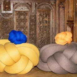 Hot Kudde Knot blå Prydnadskuddar & Kuddfodral