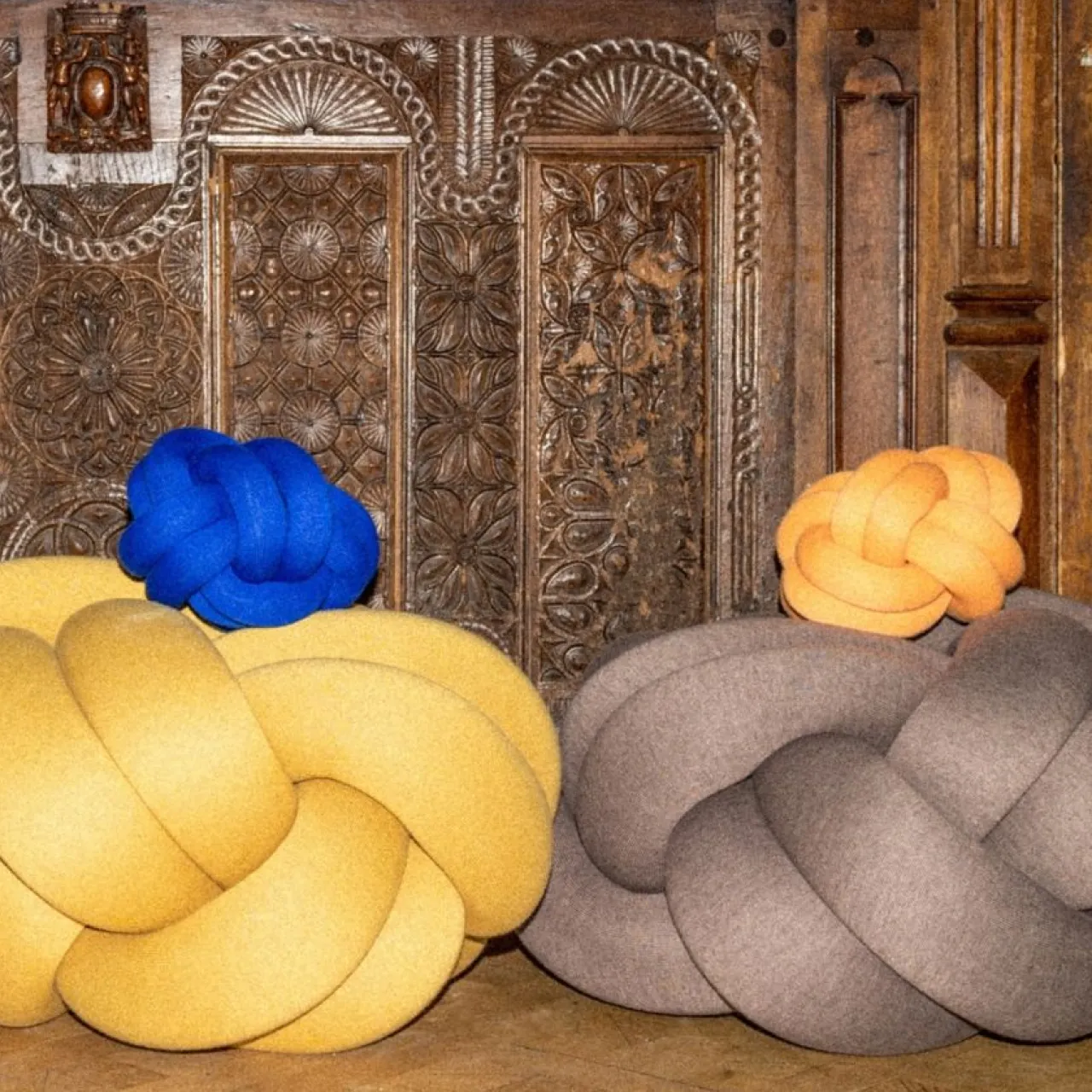 Hot Kudde Knot blå Prydnadskuddar & Kuddfodral