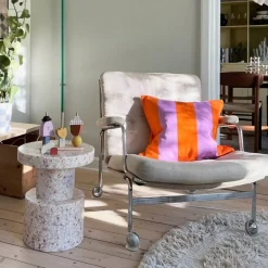 Outlet Kuddfodral Fifi 50x50 orange/lila Prydnadskuddar & Kuddfodral