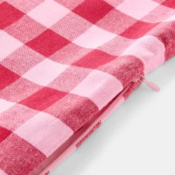 Outlet Kuddfodral Gingham 50x50cm Rosa Prydnadskuddar & Kuddfodral|Sommarfavoriter