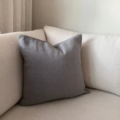 Sale Kuddfodral Lino 50x50 Grå Prydnadskuddar & Kuddfodral