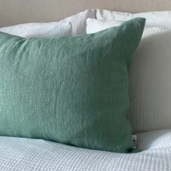 Outlet Kuddfodral Lino 40x60 Grön Prydnadskuddar & Kuddfodral