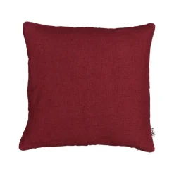 Kuddfodral Lino 50x50 Vinröd Prydnadskuddar & Kuddfodral