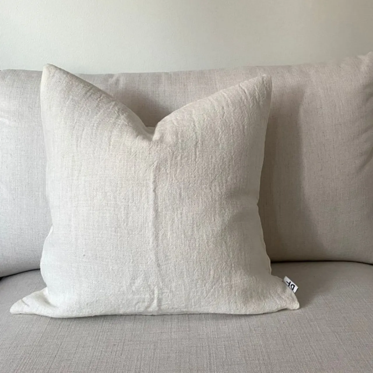 Best Kuddfodral Lino 50x50 Vit Prydnadskuddar & Kuddfodral