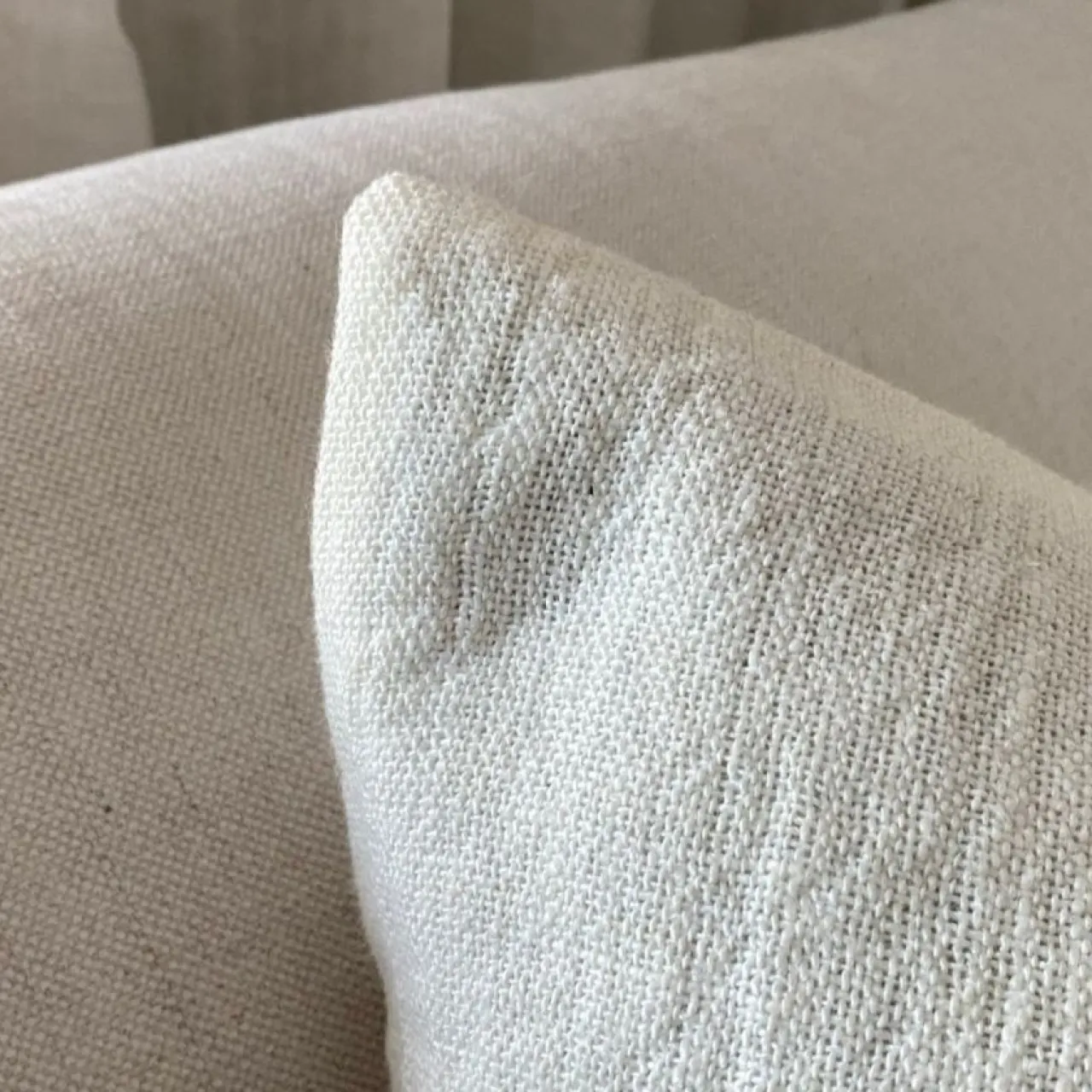 Best Kuddfodral Lino 50x50 Vit Prydnadskuddar & Kuddfodral