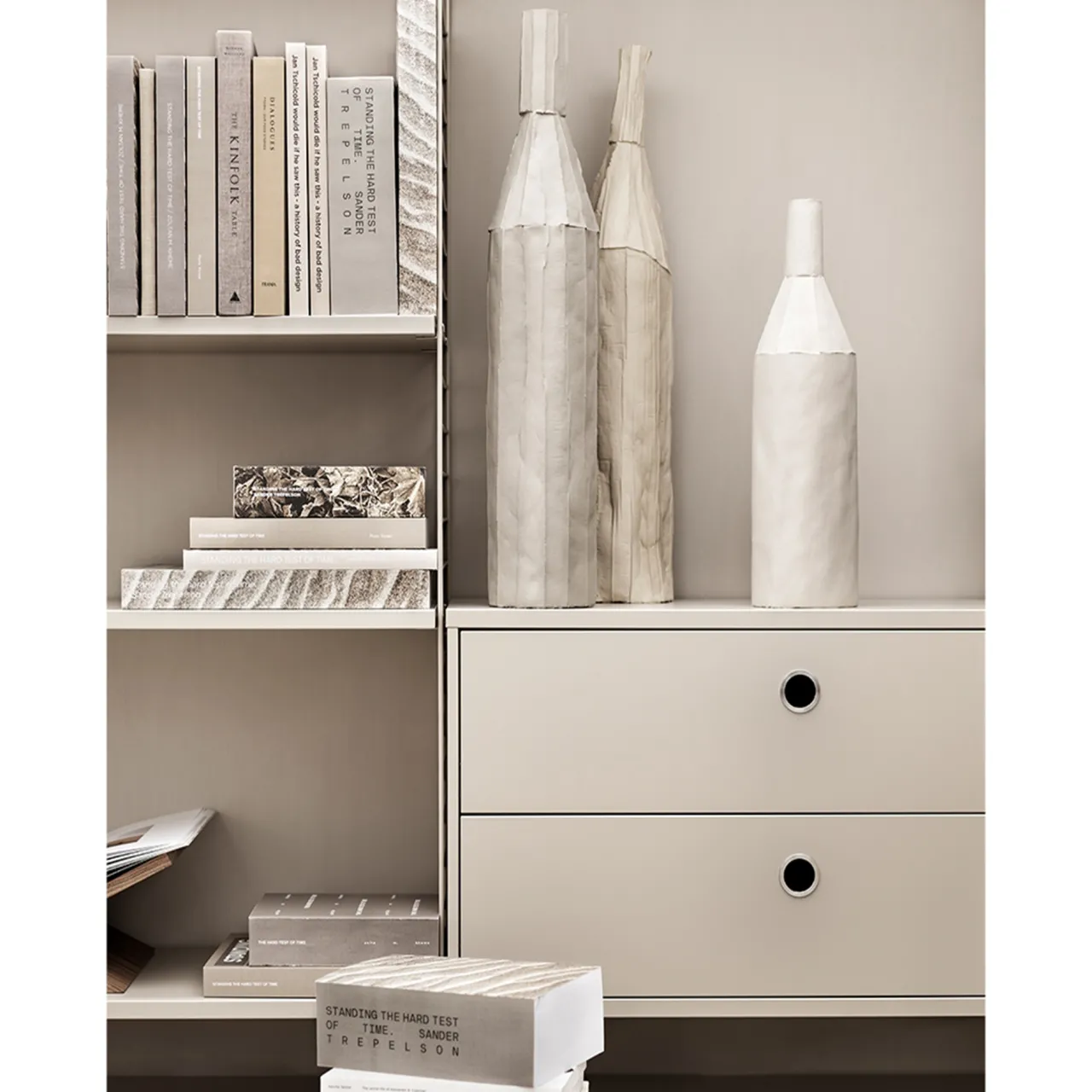 New Lådhurts 78x30x42 beige String Skåp & Fällbord