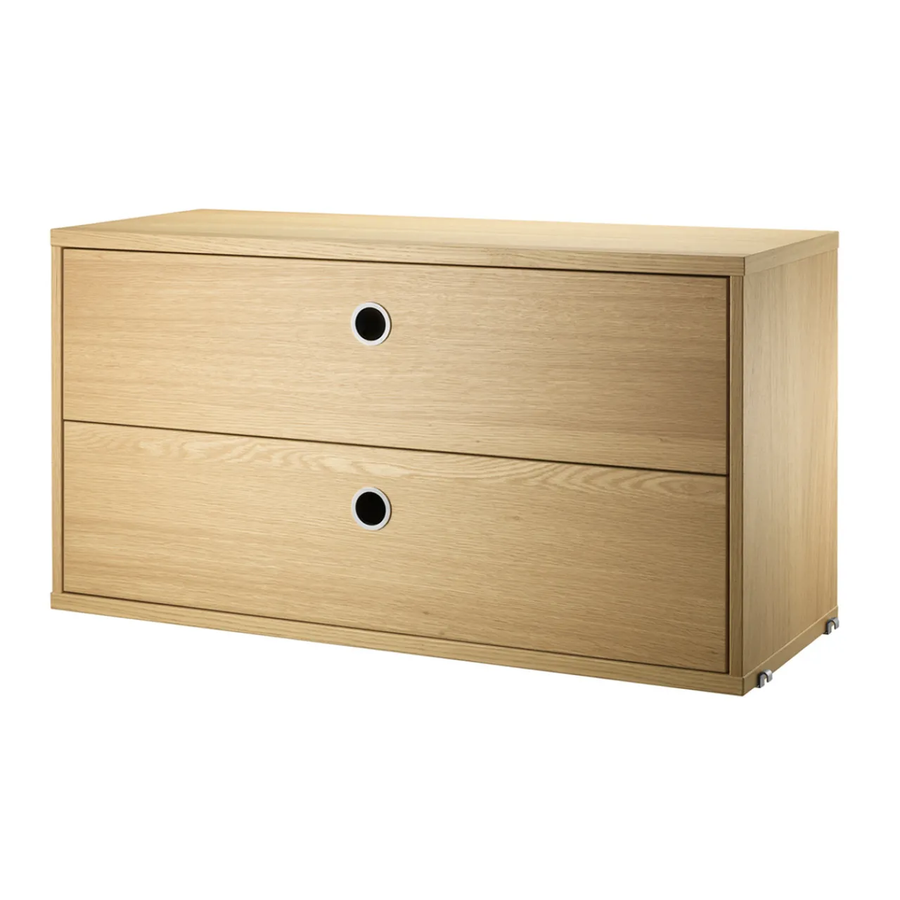 Outlet Lådhurts 78x30x42 ek String Skåp & Fällbord