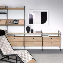 Online Lådhurts 58x30x42 trä String Skåp & Fällbord|Hyllsystem