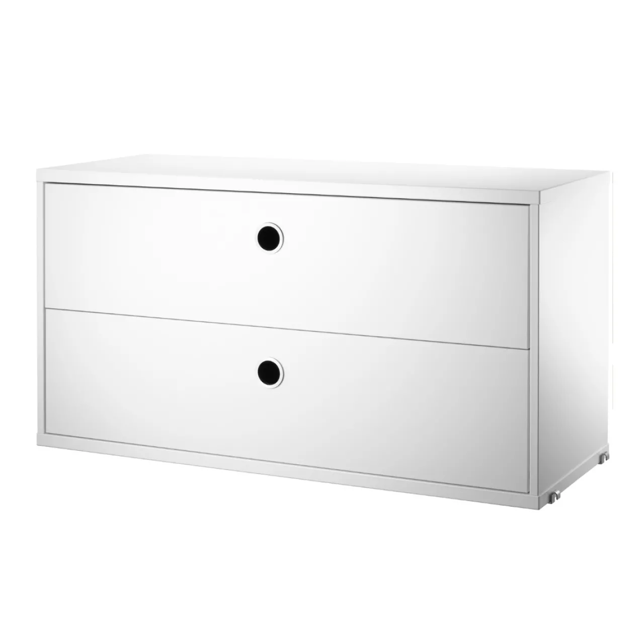 Hot Lådhurts 78x30x42 vit String Skåp & Fällbord