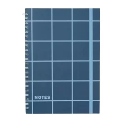 Best Linjerad anteckningsbok KIT Check A4 Blå/ljusblå Skrivbordstillbehör