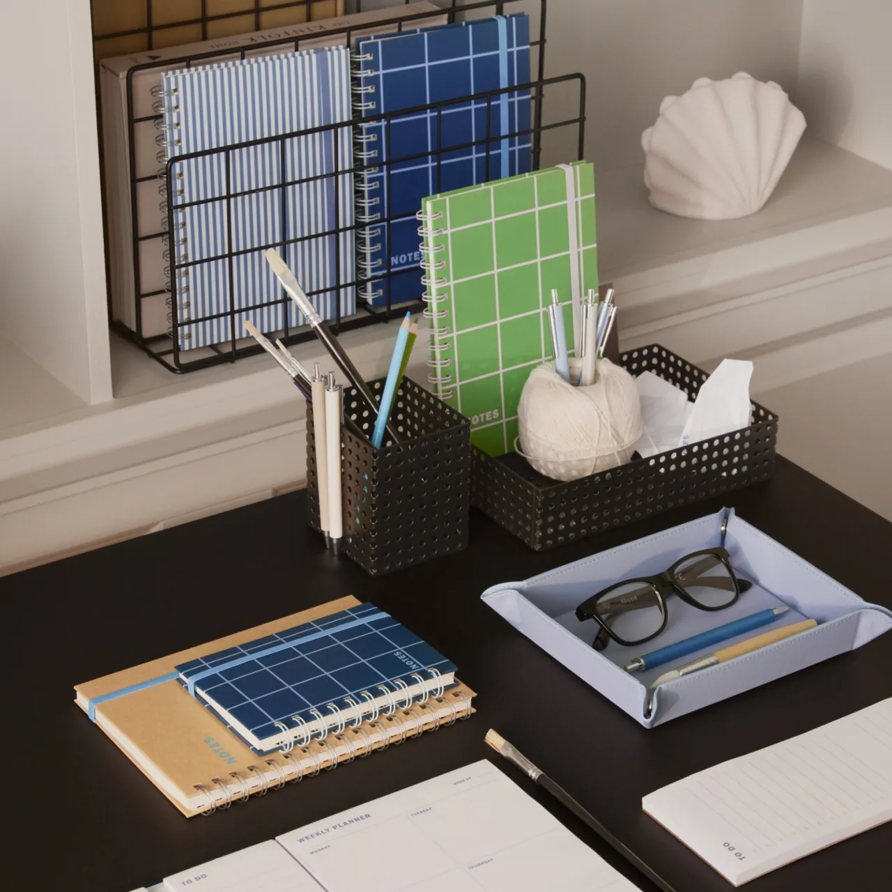 Outlet Linjerad anteckningsbok KIT Check A6 Skrivbordstillbehör