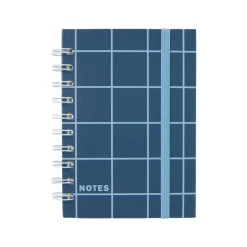 Clearance Linjerad anteckningsbok KIT Check A6 blå/ljusblå Skrivbordstillbehör