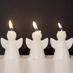 Best Ljus Ängel liten vit Blockljus|Adventsljus