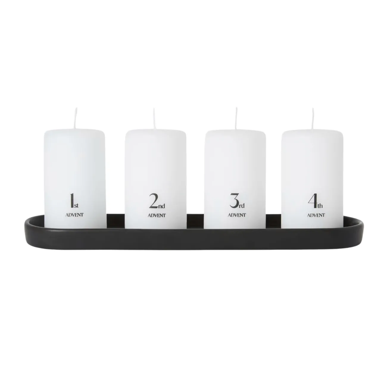 Ljusfat Vega oval Svart Ljusstakar & Lyktor|Novent