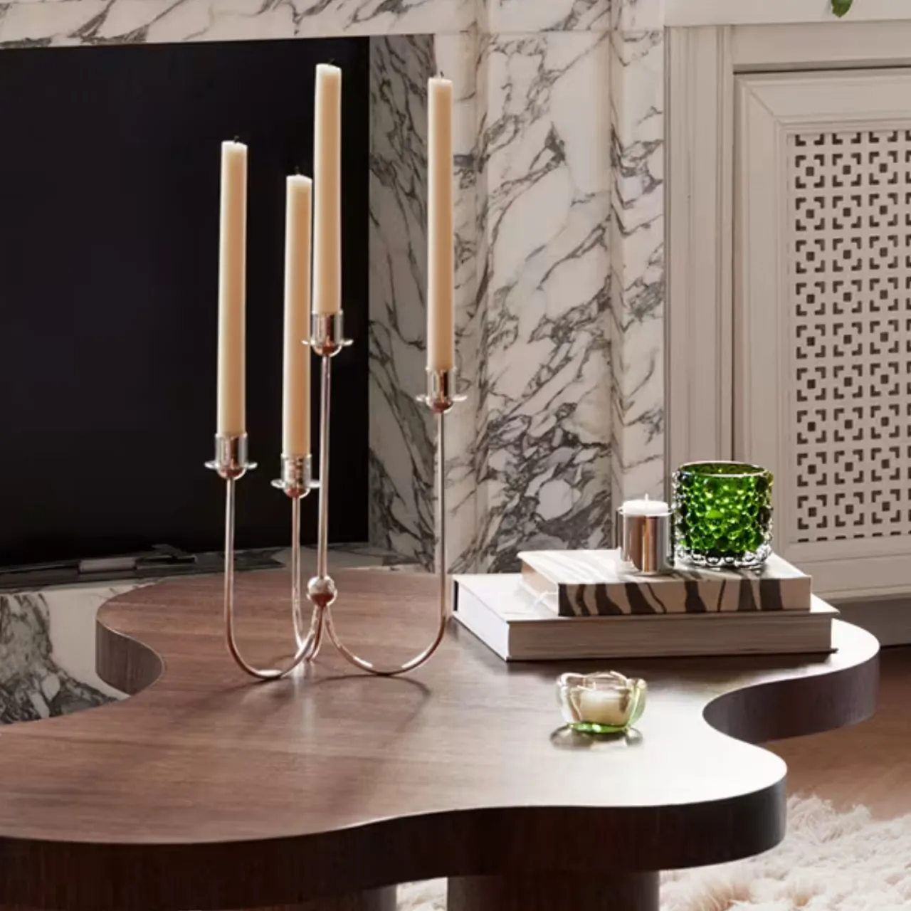 Hot Ljuslykta Bubbly Grön Ljusstakar & Lyktor