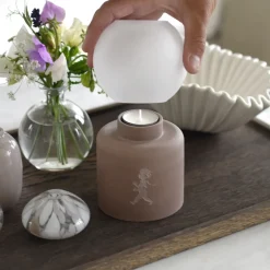 Outlet Ljuslykta Globe Brun Ljusstakar & Lyktor