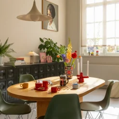 New Ljusstake 4- ljus Brute röd Ljusstakar & Lyktor|Novent