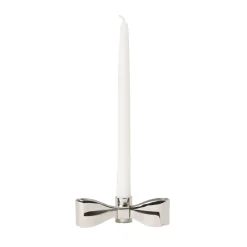 Discount Ljusstake Bow låg Silver Ljusstakar & Lyktor|Julklappstips