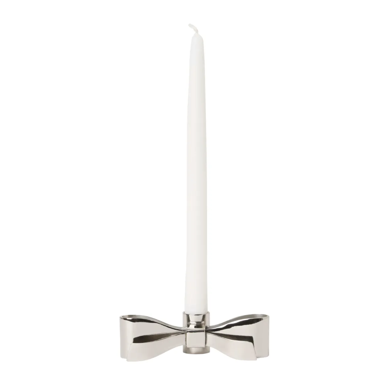 Discount Ljusstake Bow låg Silver Ljusstakar & Lyktor|Julklappstips