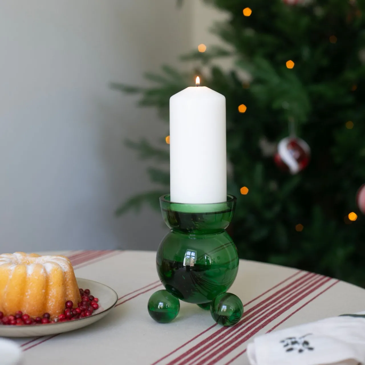 Discount Ljusstake DT Kulan L Grön Ljusstakar & Lyktor|Novent